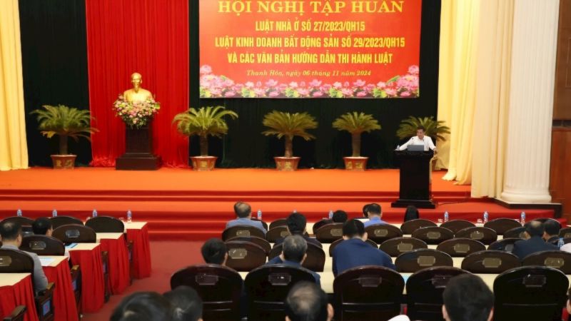 Thanh Hóa phổ biến thức thi hành Luật Nhà ở và Luật Kinh doanh BĐS 1 Thanh Hóa phổ biến thức thi hành Luật Nhà ở và Luật Kinh doanh BĐS